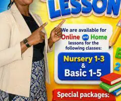 Online lesson