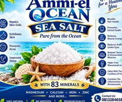 Ammi-el Ocean Sea Salt – 100% Natural, Mineral-Rich Premium Sea Salt