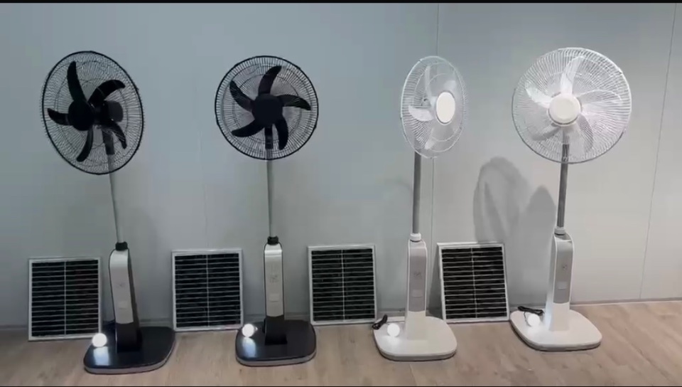 Smart, rechargeable, solar fan - 1