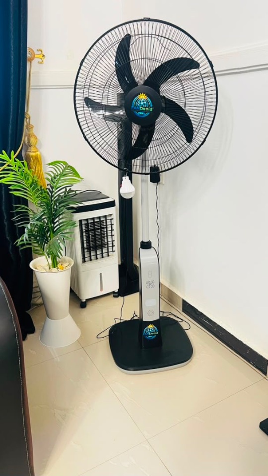 Smart, rechargeable, solar fan - 4